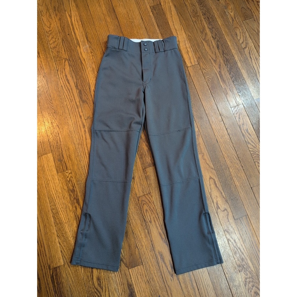 New CHAMPRO Youth Triple Crown Open Bottom Youth Baseball Pants‎ LARGE Gray
